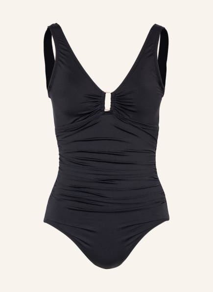 LAUREN RALPH LAUREN Underwire swimsuit BEACH CLUB SOLIDS , Color: BLACK (Image 1)