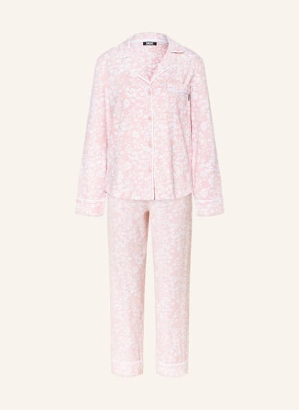 DKNY Pajamas STAND UP STAND OUT with decorative gems, Color: NUDE/ WHITE (Image 1)