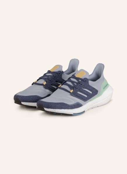 adidas Running shoes ULTRABOOST 22, Color: GRAY/ DARK BLUE/ MINT (Image 1)