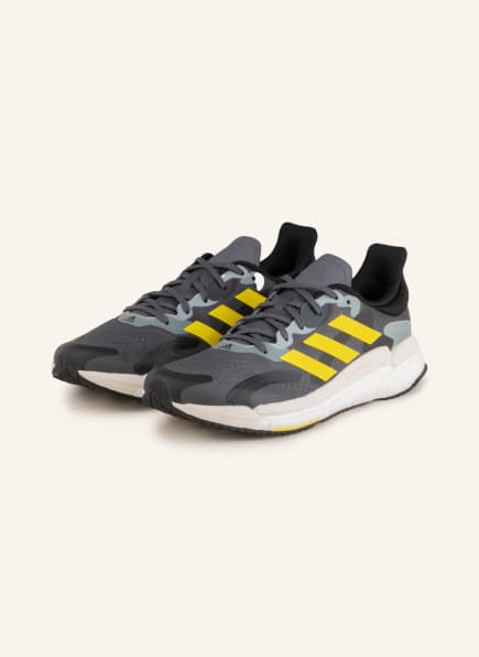 adidas Running shoes SOLAR BOOST 4, Color: GRAY/ YELLOW (Image 1)