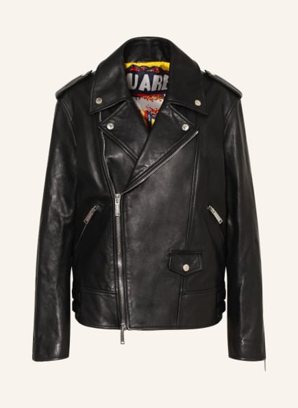 DSQUARED2 Leather jacket WANDERER , Color: BLACK (Image 1)