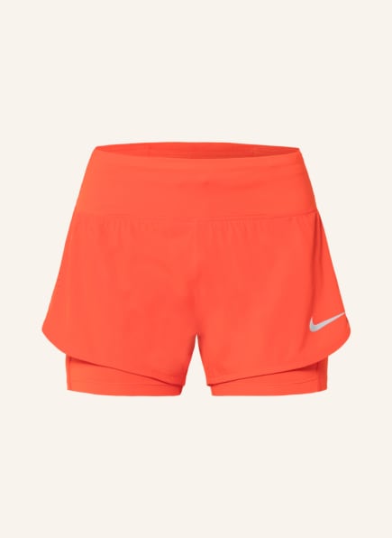 Nike 2-in-1-Laufshorts ECLIPSE, Farbe: ROT (Bild 1)
