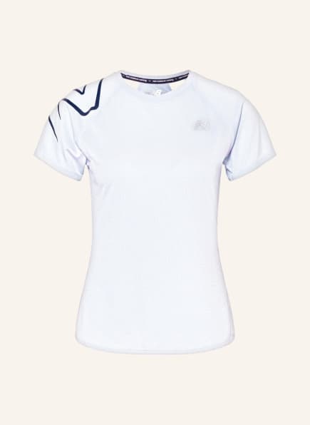 new balance Running shirt IMPACT RUN in mesh, Color: LIGHT BLUE (Image 1)