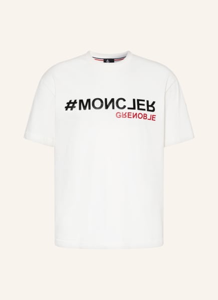 MONCLER GRENOBLE T-shirt, Color: WHITE/ BLACK/ RED (Image 1)