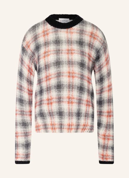 MONCLER Pullover mit Alpaka, Farbe: CREME/ DUNKELGRAU/ ORANGE (Bild 1)