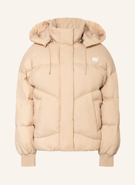 Levi's® Down jacket with removable hood, Color: LIGHT BROWN (Image 1)