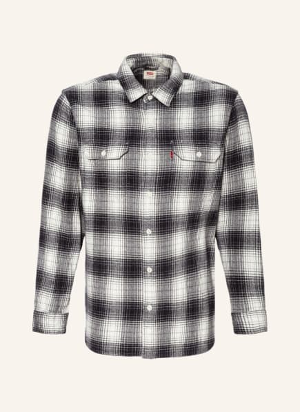 Levi's® Flannel shirt JACKSON relaxed fit, Color: WHITE/ DARK BLUE (Image 1)