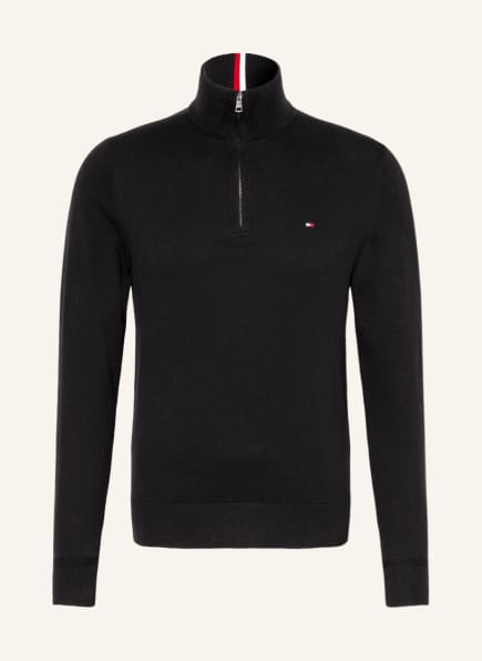 TOMMY HILFIGER Half-zip sweater , Color: BLACK (Image 1)