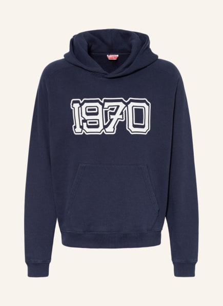 KENZO Hoodie TIGER in dark blue/ white 