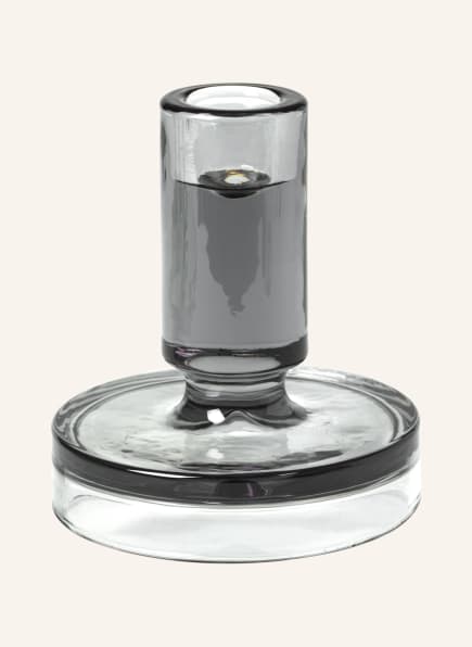 BROSTE COPENHAGEN Candleholder PETRA, Color: DARK GRAY (Image 1)
