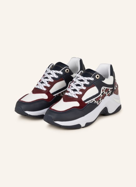 TOMMY HILFIGER Sneakers, Color: BLUE/ WHITE/ DARK RED (Image 1)