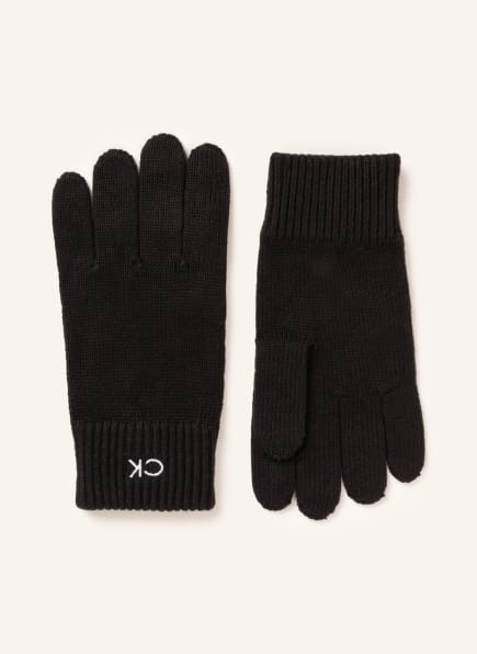 Calvin Klein Gloves, Color: BLACK (Image 1)