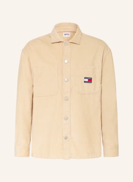 TOMMY JEANS Corduroy overshirt, Color: CAMEL (Image 1)