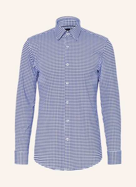 BOSS Jerseyhemd HANK PERFORMANCE Slim Fit, Farbe: WEISS/ HELLBLAU/ SCHWARZ (Bild 1)