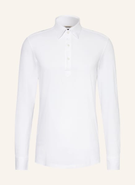 BOSS Piqué shirt HAL Casual Fit , Color: WHITE (Image 1)