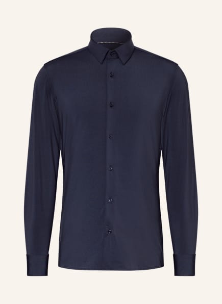 BOSS Jerseyhemd HANK PERFORMANCE Slim Fit , Farbe: DUNKELBLAU (Bild 1)