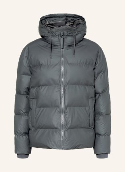 RAINS Quilted jacket , Color: DARK GRAY (Image 1)