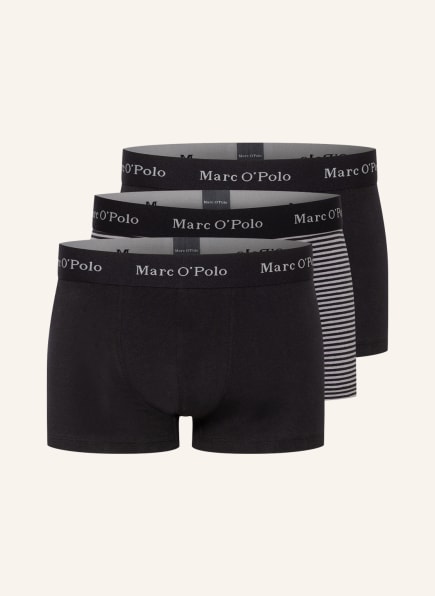 Marc O'Polo 3er-Pack Boxershorts, Farbe: SCHWARZ/ GRAU (Bild 1)