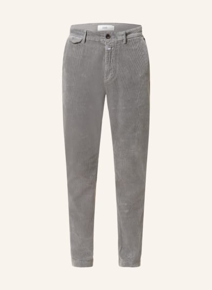 CLOSED Corduroy trousers tapered fit, Color: GRAY (Image 1)