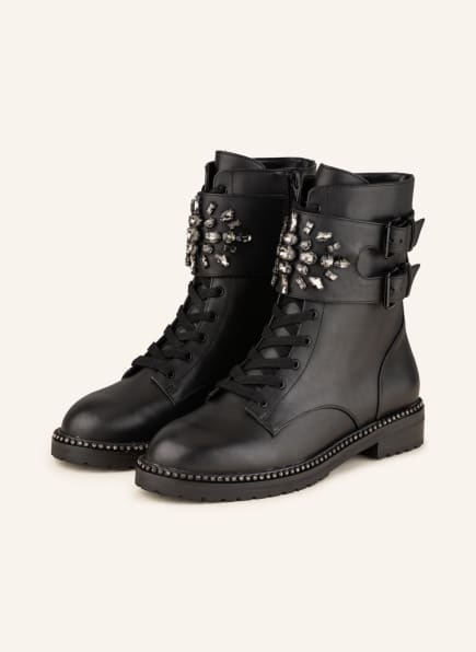 KURT GEIGER Lace-up boots STOOP, Color: BLACK (Image 1)