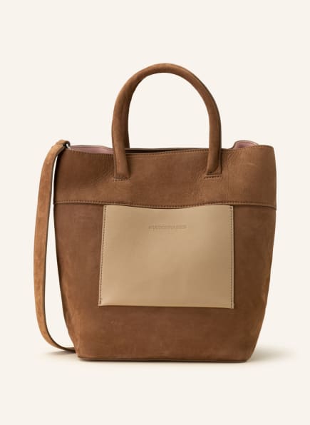 LES VISIONNAIRES Handbag HANNA BICOLOR, Color: BROWN (Image 1)