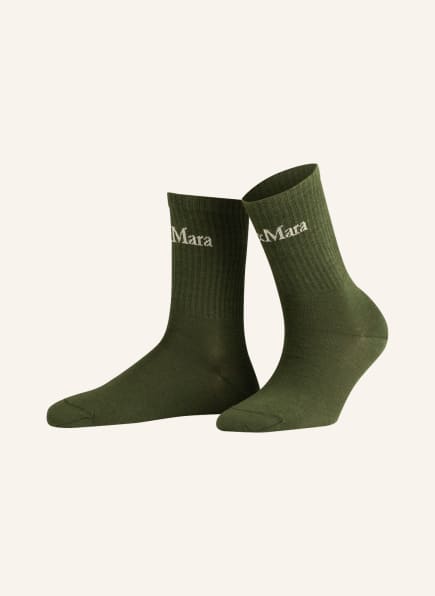 MaxMara LEISURE Socks ENRICO , Color: KHAKI (Image 1)