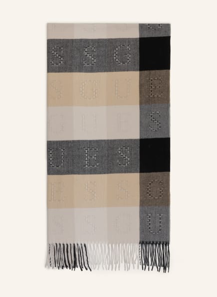 GUESS Scarf, Color: GRAY/ BEIGE (Image 1)