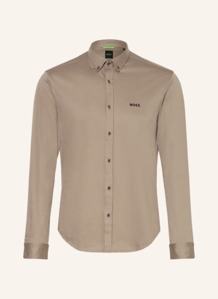 BOSS Shirt BIADO regular fit, Color: KHAKI (Image 1)