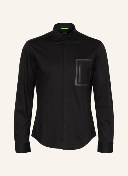 BOSS Shirt BIADO regular fit, Color: BLACK (Image 1)