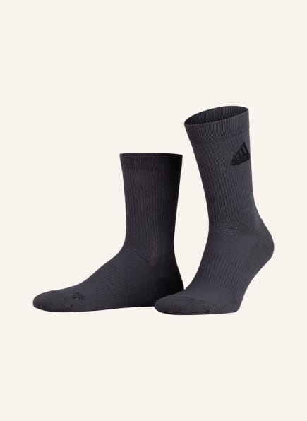adidas Socks CREW, Color: CARBON/BLACK (Image 1)