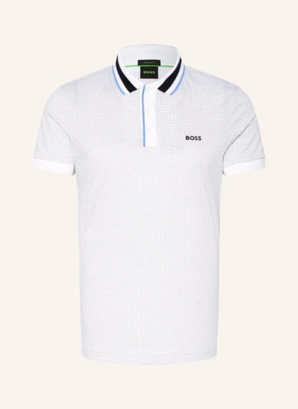 BOSS Polo shirt PADDY regular fit , Color: WHITE/ LIGHT BLUE (Image 1)