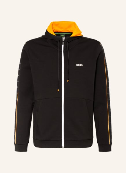 BOSS Sweat jacket SAGGY, Color: BLACK (Image 1)