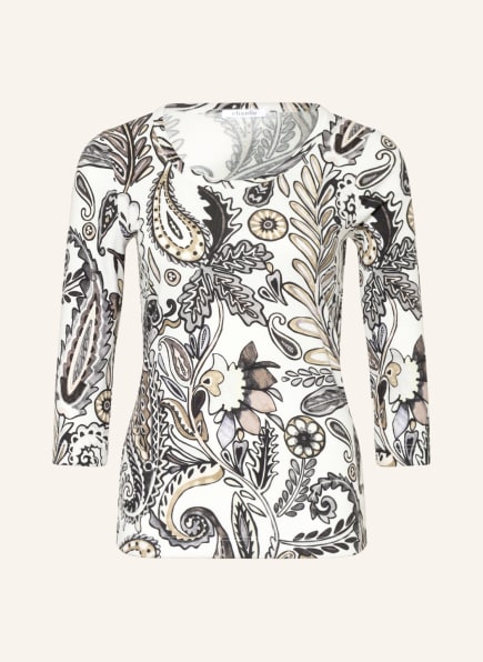 efixelle Shirt mit 3/4-Arm , Farbe: WEISS/ SCHWARZ/ GRAU (Bild 1)