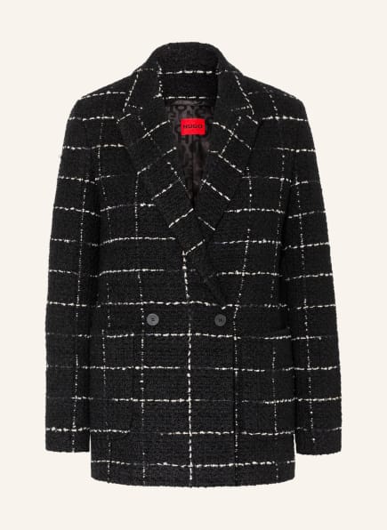 HUGO Bouclé-Blazer ATISI, Farbe: SCHWARZ (Bild 1)