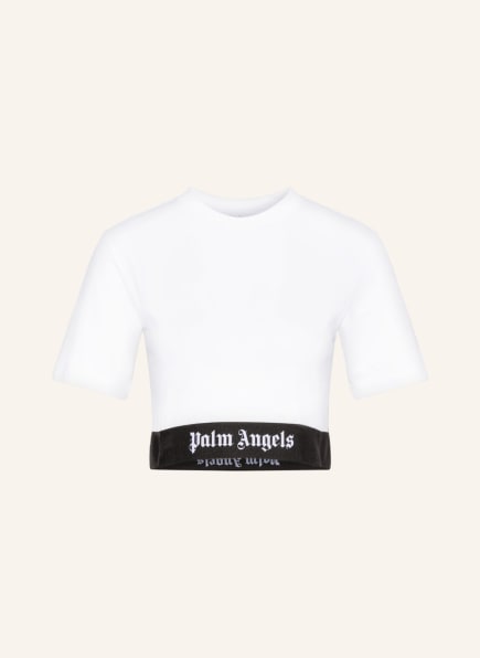 Palm Angels Cropped-Shirt, Farbe: WEISS (Bild 1)