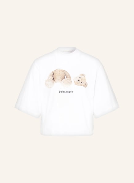 Palm Angels T-Shirt mit Pailletten, Farbe: WEISS (Bild 1)