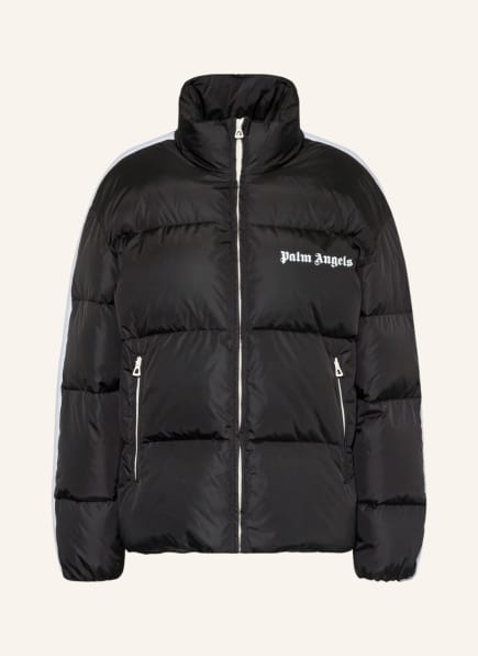 Palm Angels Down jacket, Color: BLACK/ WHITE (Image 1)
