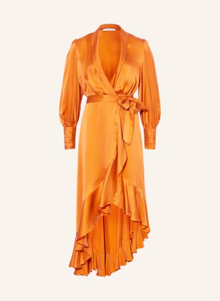 ZIMMERMANN Wrap dress made of silk , Color: ORANGE (Image 1)