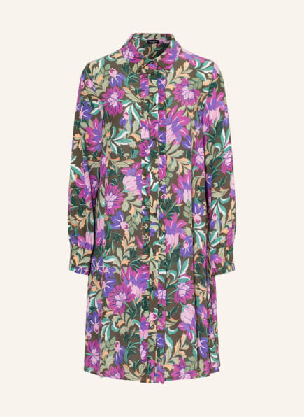 ANNA's Hemdblusenkleid, Farbe: KHAKI/ FUCHSIA/ LILA (Bild 1)