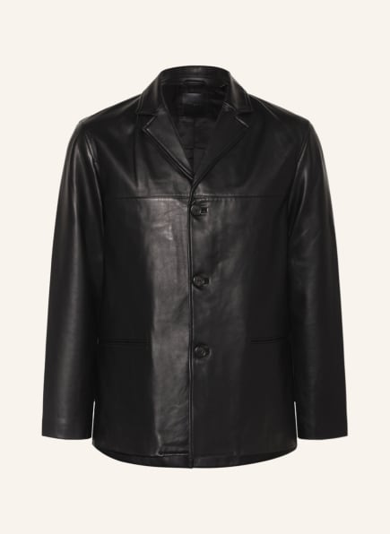 Theory Leather jacket, Color: BLACK (Image 1)
