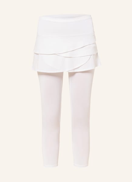 Lucky in Love Tights with tennis skirt, Color: WHITE (Image 1)