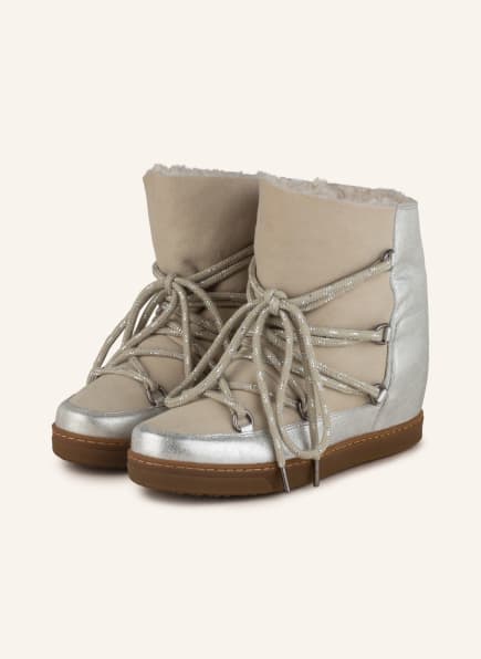 ISABEL MARANT Boots NOWLES, Color: SILVER/ LIGHT GRAY (Image 1)
