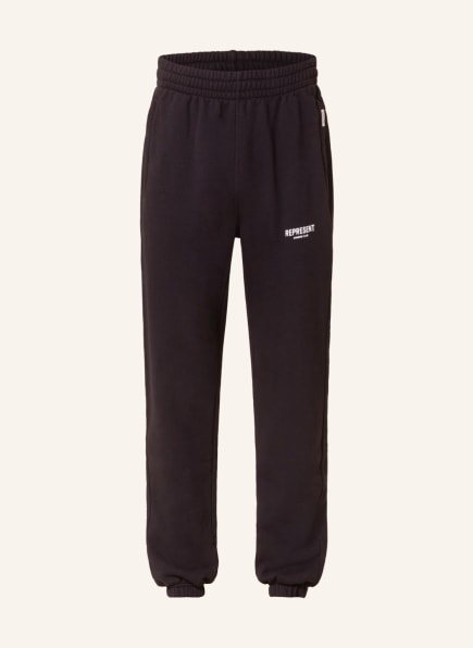 REPRESENT Sweatpants, Color: BLACK (Image 1)