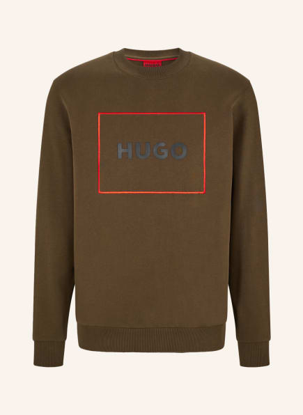 HUGO Sweatshirt DELERY in dark green 