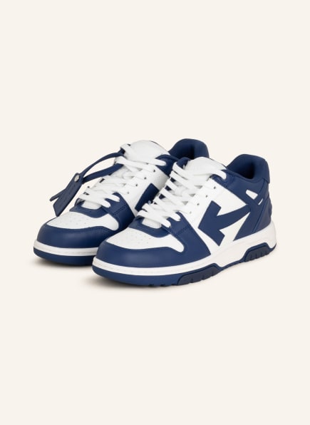 Off-White Sneakers OUT OF OFFICE, Color: WHITE/ BLUE (Image 1)