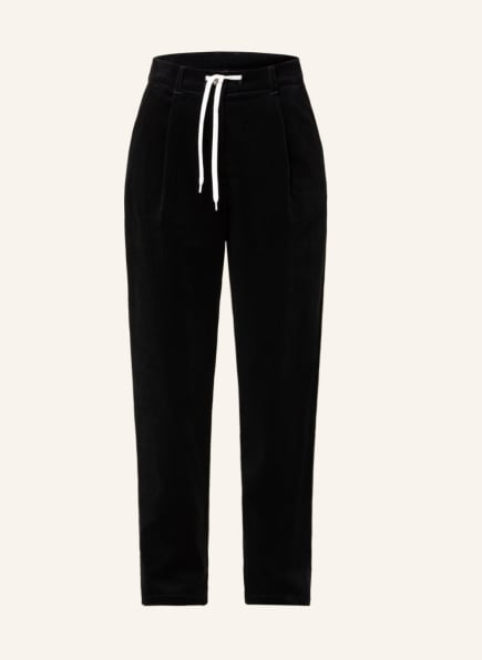 EMPORIO ARMANI Cordhose im Jogging-Stil, Farbe: DUNKELBLAU (Bild 1)