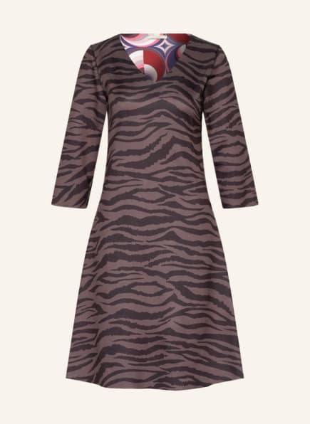 lilienfels Kleid mit 3/4-Arm , Farbe: SCHWARZ/ TAUPE/ PINK (Bild 1)