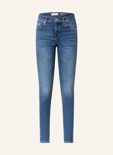 Marc O'Polo Skinny Jeans SKARA HIGH, Farbe: 029 Dark blue stone wash (Bild 1)
