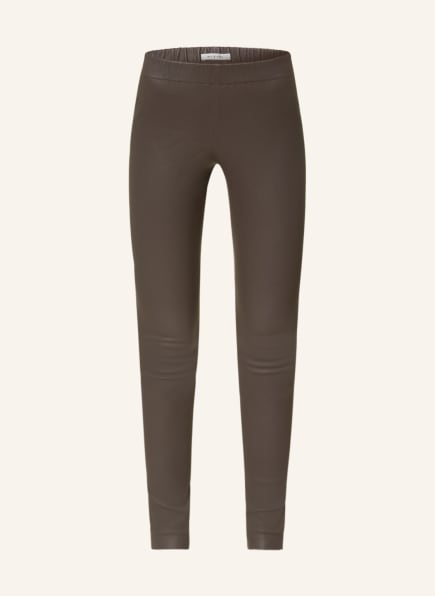 MRS & HUGS Lederhose, Farbe: TAUPE (Bild 1)