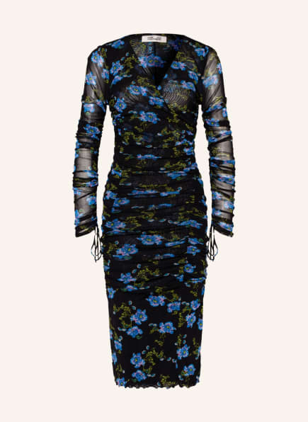 DIANE VON FURSTENBERG Kleid ROCHELLE, Farbe: SCHWARZ/ GRÜN/ BLAU (Bild 1)